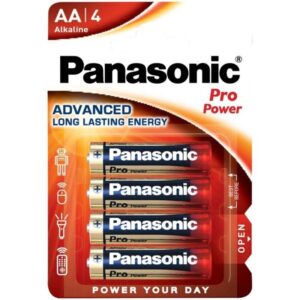 PANASONIC – BATERIA AA ALCALINA PRO POWER LR6 BLISTER*4