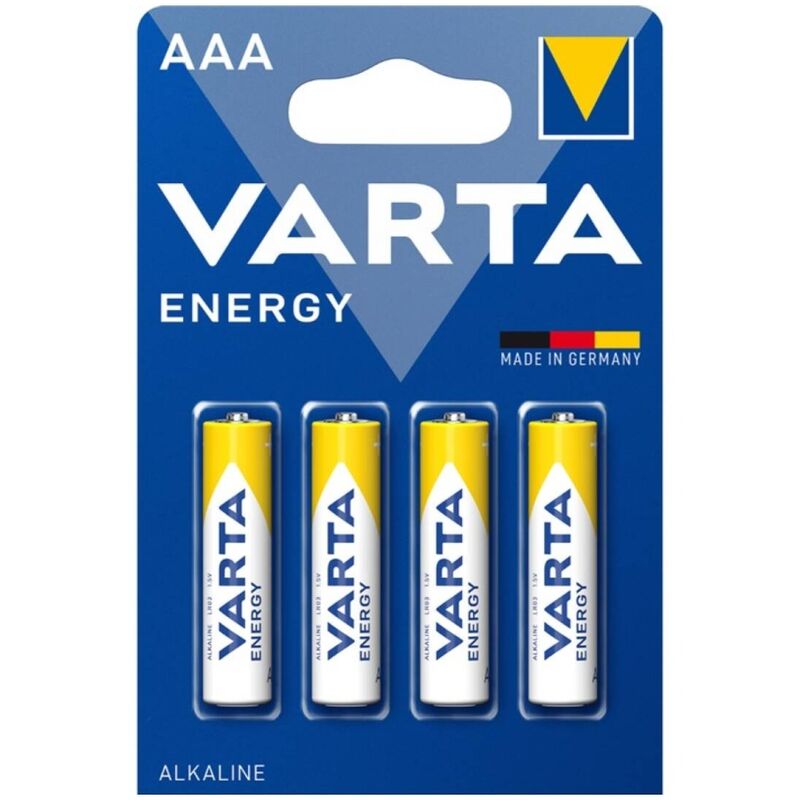 Mercadox VARTA - PILHA ALCALINA ENERGÉTICA AAA LR03 BLISTER*4