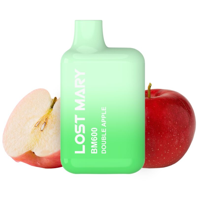 Mercadox LOST MARY - BM600 NICOTINE VAPER 2% DESCARTÁVEL DUPLO APPLE