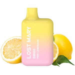 LOST MARY – BM600 NICOTINE VAPER 2% DESCARTÁVEL ROSA LIMONADA