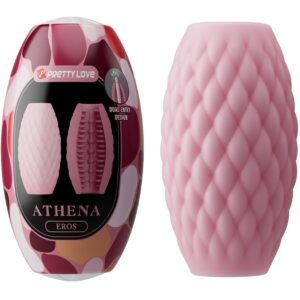 PRETTY LOVE – MASTURBADOR MASCULINO SILICONE ATHENA EROS ROSA