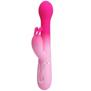 PRETTY LOVE – DEJON 3 EM 1 MULTIFUNCIONAL RABBIT VIBRADOR ROSA