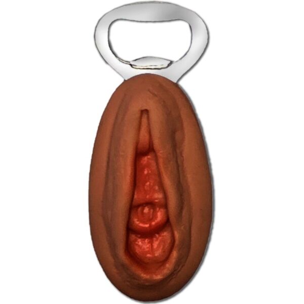 Mercadox DIABLO PICANTE - ABRIDOR EM FORMA DE VAGINA MULATO