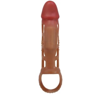 PRETTY LOVE – MANGA VIBRATÓRIA PARA PÊNIS PRESTON 18 CM