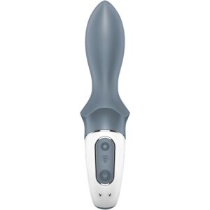 SATISFYER – BOMBA DE AR BOOTY 1 VIBRADOR INFLÁVEL ANAL CINZA