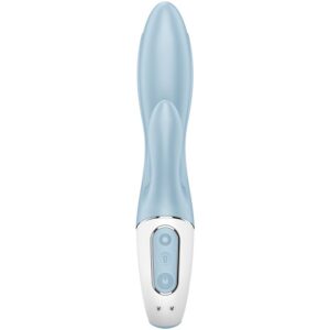 SATISFYER – BOMBA DE AR BUNNY 1 COELHO INFLÁVEL VIBRADOR AZUL