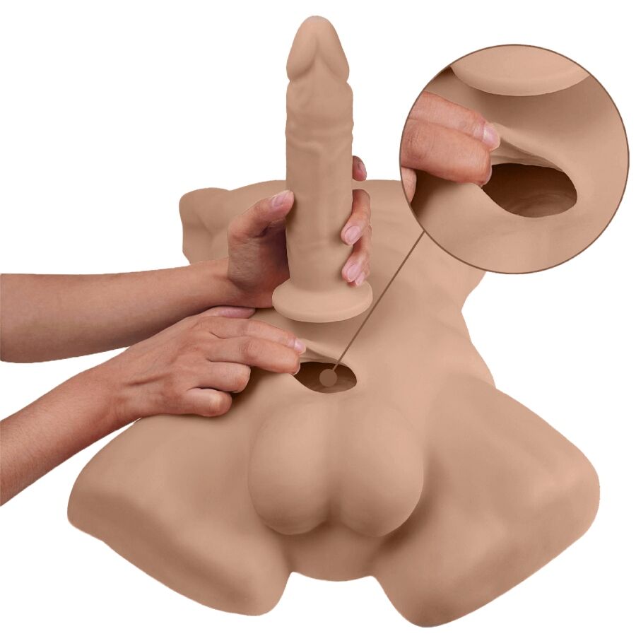 SILEXD - APOLLO L TRONCO MASCULINO REALISTA CARAMELO - Image 3