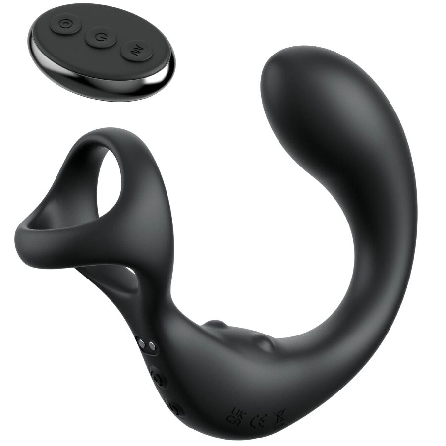 Mercadox COLEÇÃO ANAL FANTASY ELITE - MASSAGEADOR ANAL VIBRANTE COM CONTROLE REMOTO