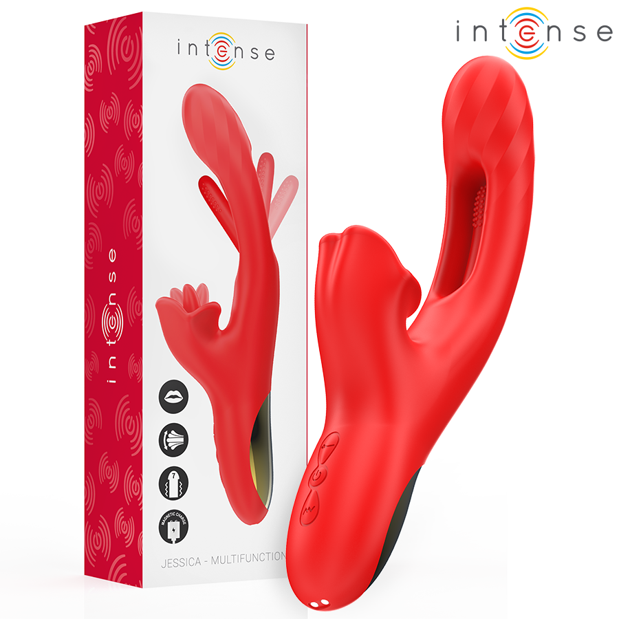 Mercadox INTENSE - JESSICA MULTIFUNCIONAL VIBRADOR ESTIMULAÇÃO DO CLITÓRIS 24