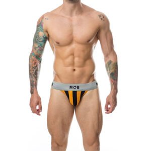MOB – CALÇA CLASSIC JOCK STRIPE LARANJA TAMANHO G