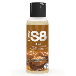 STIMUL8 – S8 LUBRIFICANTE 4 EM 1 DE SOBREMESA DE CHOCOLATE E CARAMELO SALGADO 125 ML