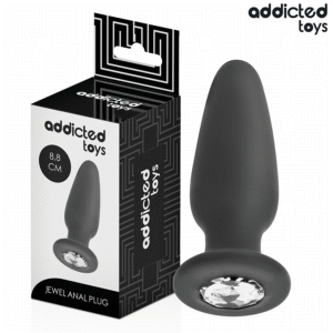 ADDICTED TOYS – PLUG ANAL COM JOIA TAMANHO S 8,8 CM