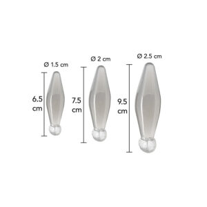 TOYJOY – ANAL PLAY FINGER RIMMER 3 PEÇAS TRANSPARENTE