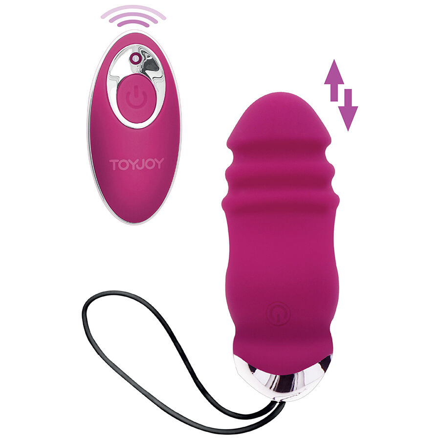Mercadox TOYJOY - FELICIDADE SUNN SIDE PARA CIMA E PARA BAIXO VIBRADOR FÚCSIA CONTROLE REMOTO