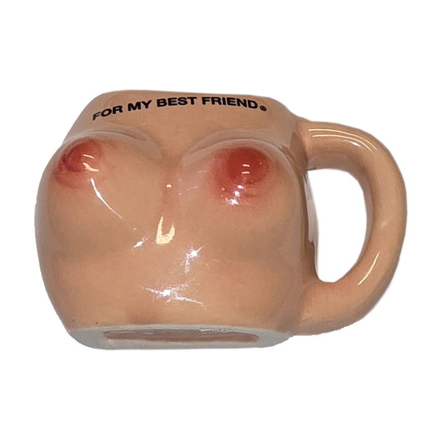 Mercadox DIABLO PICANTE – ÍMÃ DE SEIO EM CANECA DE CERÂMICA “PARA MINHA MELHOR AMIGA”