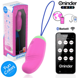 ONINDER CUTE – OVO VIBRO-GIRATÓRIO LOVE PLEASURE 360 SILICONE – APLICATIVO MUNDIAL GRATUITO