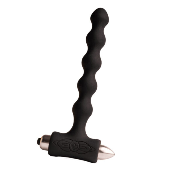 Mercadox ROCKS-OFF - PETITE SENSATIONS PEARLS PLUG ANAL VIBRADOR PRETO