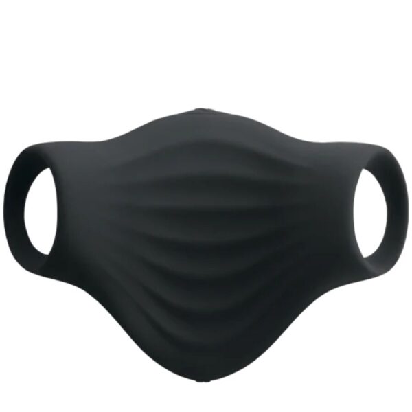 Mercadox ROCKS-OFF - MASTURBADOR VIBRADOR FLEXÍVEL PALM BLACK