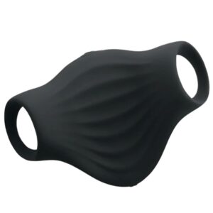 ROCKS-OFF – MASTURBADOR VIBRADOR FLEXÍVEL PALM BLACK