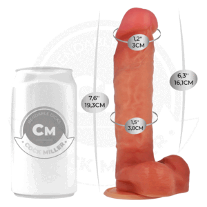 COCK MILLER – DILDO ARTICULÁVEL HIPERREALISTA 19,3 CM