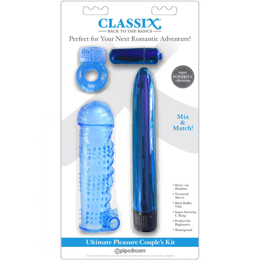 CLASSIX - KIT PARA CASAIS DE PRAZER SUPREMO AZUL - Image 2