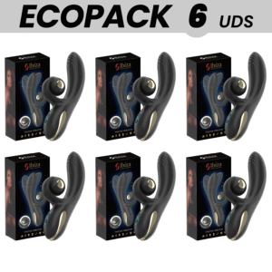 ECOPACKS 6 UNIDADES – VIBRADOR IBIZA TWISTER COM ESTIMULADOR DE CURVA E VIBRO-ROTAÇÃO