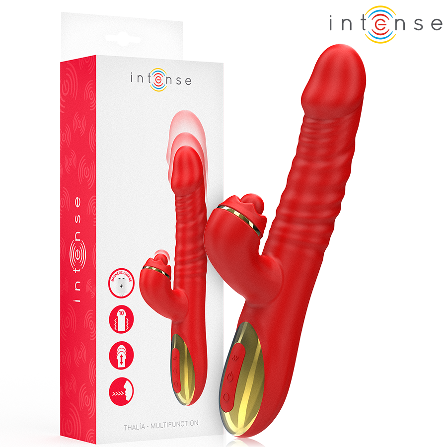 Mercadox INTENSE - THALIA VIBRATION & THRUST & TAPPING VERMELHO