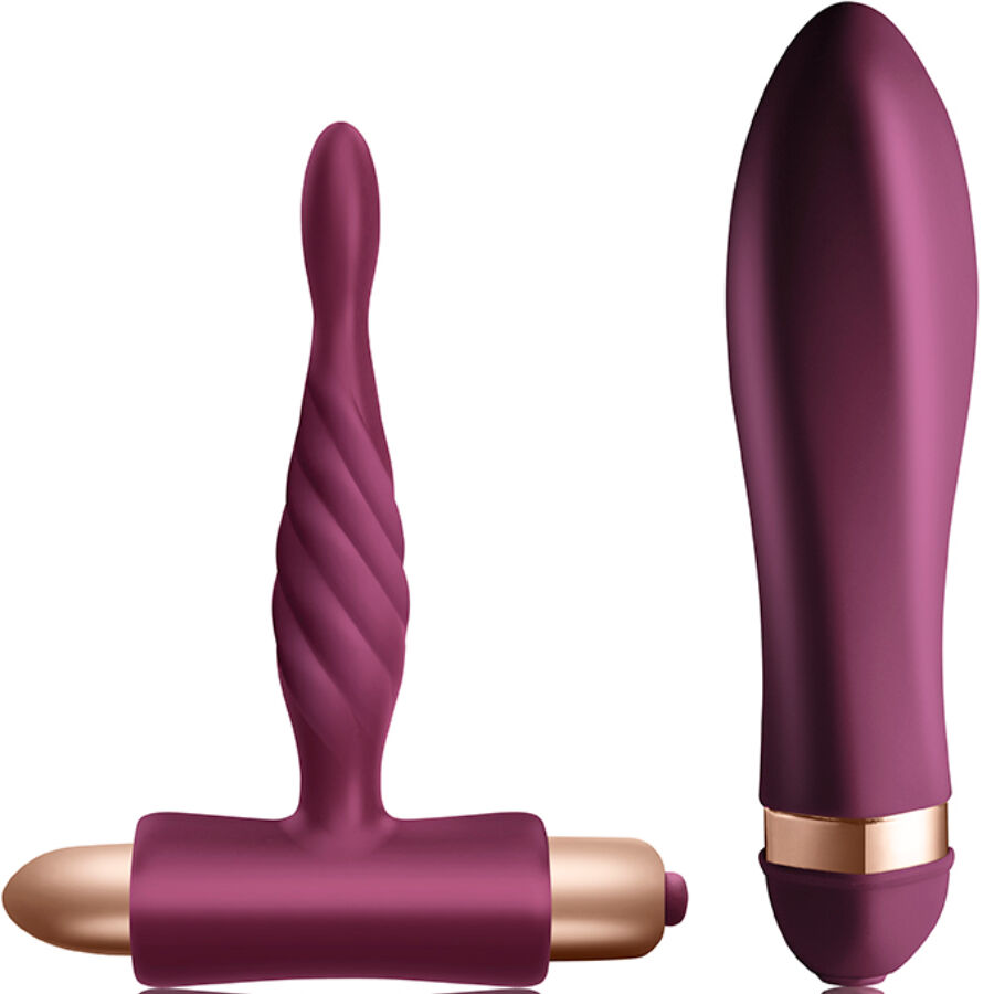 Mercadox CLIMAXIMUM - KIT DARE VIBRADOR TORCIDO + PLUG ANAL INICIANTES