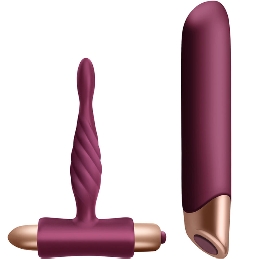 Mercadox CLIMAXIMUM - KIT RAPTURE VIBRADOR CLÁSSICO + PLUG ANAL PARA INICIANTES