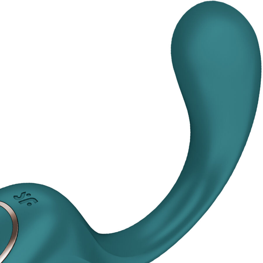 SATISFYER - G FOR FODDES 2 COELHO VIBRADOR GARRAFA VERDE - Image 3