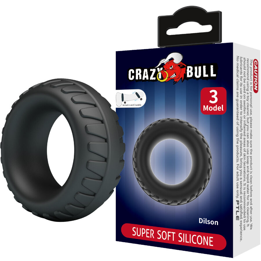 Mercadox CRAZY BULL - ANEL DE SILICONE DILSON MODELO 3