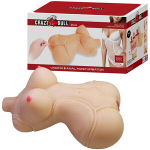 CRAZY BULL – DIANA TRONCO FEMININO REALISTA VAGINA E ANAL 5 KG