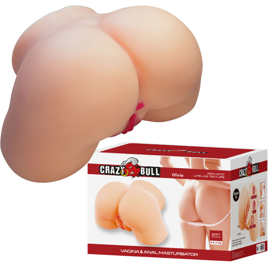 Mercadox CRAZY BULL - OLIVIA REALISTA BUNDA FEMININA VAGINA E ANAL 5