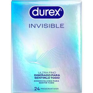 DUREX – PRESERVATIVOS ULTRA FINOS INVISÍVEIS 24 UNIDADES