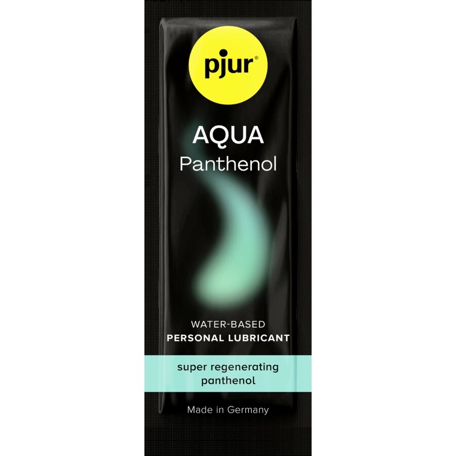 Mercadox PJUR - LUBRIFICANTE À BASE DE ÁGUA AQUA PANTHENOL 2 ML