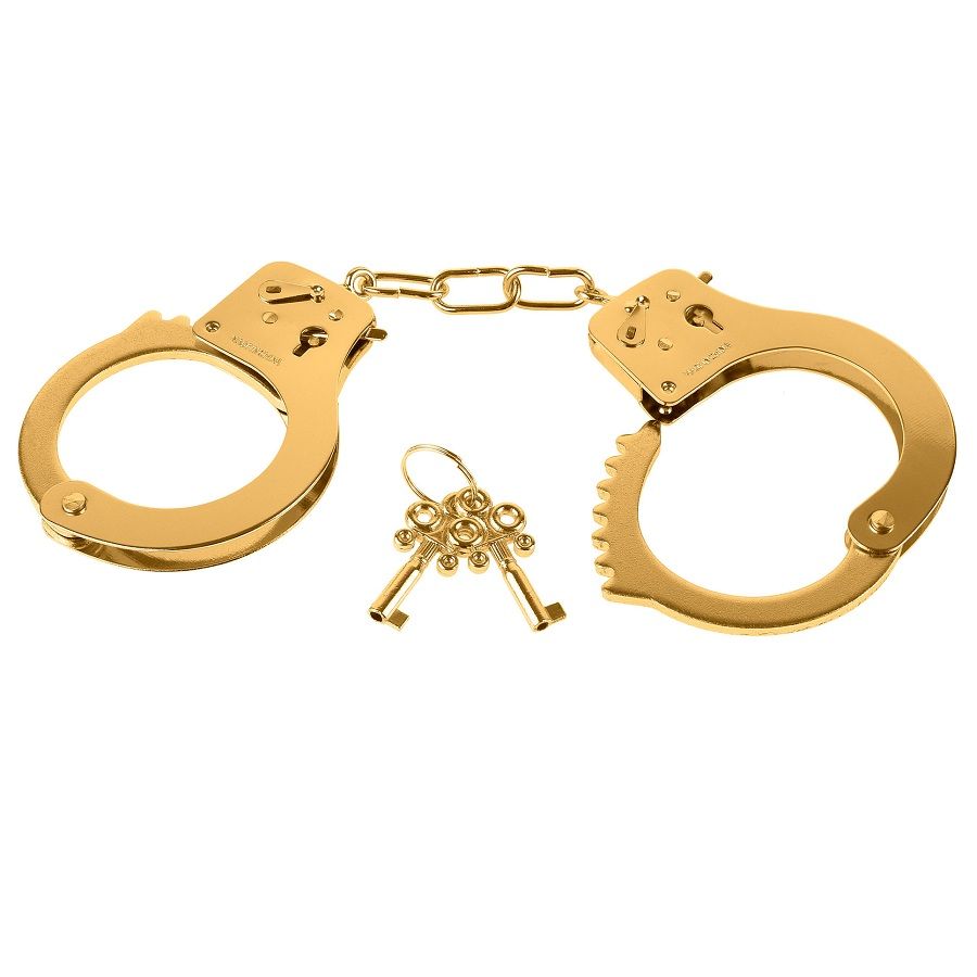 Mercadox FETISH FANTASY GOLD - METAL CUFFS