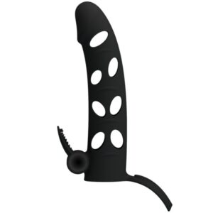 PRETTY LOVE – CAPA DE SILICONE COM VIBRAO 15.2 CM