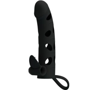 PRETTY LOVE – CAPA DE SILICONE COM VIBRAO 15.2 CM