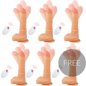 CYBER SILICOCK – CONTROLE REMOTO REALÍSTICO MR RICK 5 + 1 GRTIS 20.9 CM -O- 4 CM