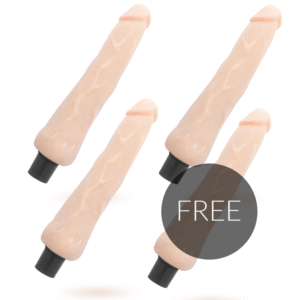 LOVECLONE – VIBRADOR AUTO LUBRIFICANTE RAGNAR 24.5 CM -O- 3.5 CM 3 +1 GRTIS