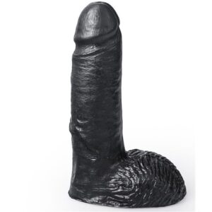 HUNG SYSTEM – DILDO REALÍSTICO PRETO COR CESAR 19 CM