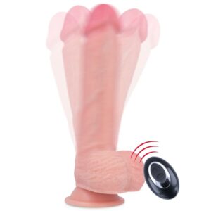ROCKARMY – VIBRADOR DE SILICONE LÍQUIDO CONTROLE REMOTO PREMIUM APACHE 20.5 CM -O- 4.62 CM