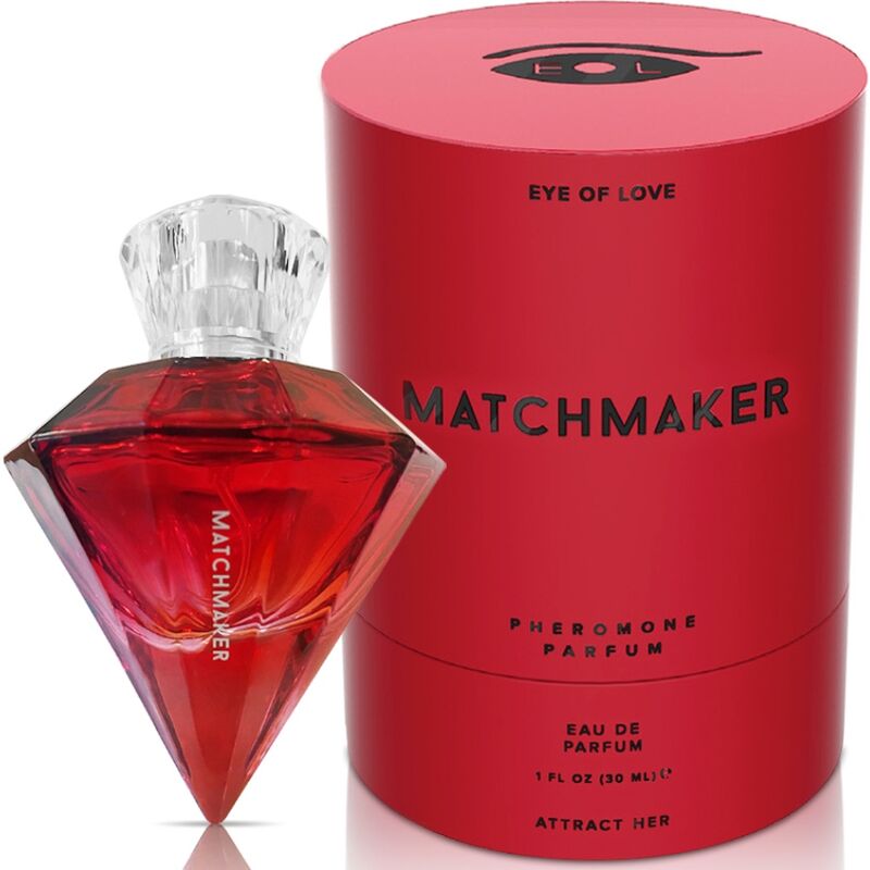 Mercadox OLHO DE AMOR - MATCHMAKER RED DIAMOND LGBTQ PERFUME FEROMONES PARA ELA 30 ML
