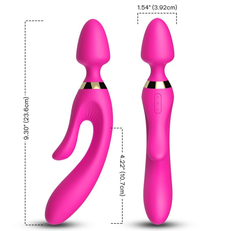 Mercadox ARMONY - MASSAGER E VIBRADOR COELHO FÚCSIA