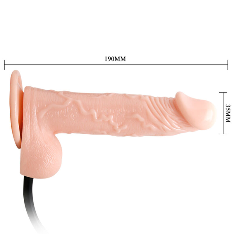 DANÇA - DILDO INFLÁVEL REALISTA COM VENTOSA 15 CM - Image 3