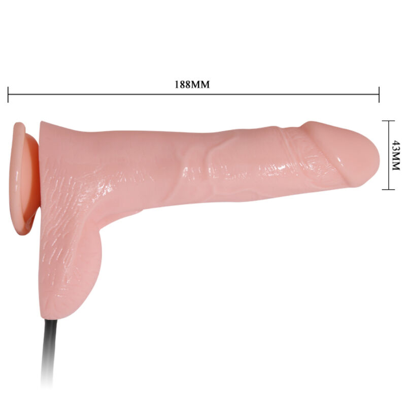BAILE - DILDO REALISTA INFLÁVEL COM VENTOSA 15 CM - Image 3