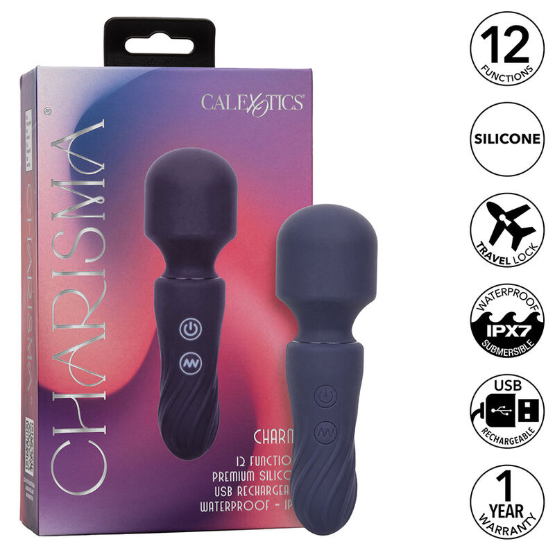 Mercadox CALEXOTICS - CHARISMA CHARM MASSAGER 12 FUNÇÕES ROXO