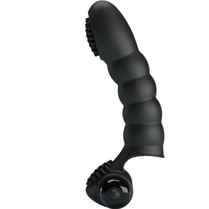Mercadox PRETTY LOVE - VIBRADOR DE DEDO ALEXANDER 10 VIBRAÇÕES PRETO