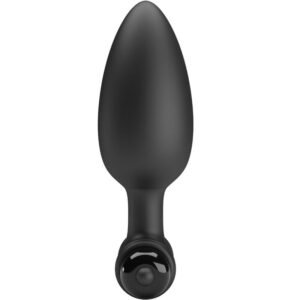 PRETTY LOVE – VIBRA BUTT PLUG 2 ANAL PLUG 10 VIBRAÇÕES PRETO