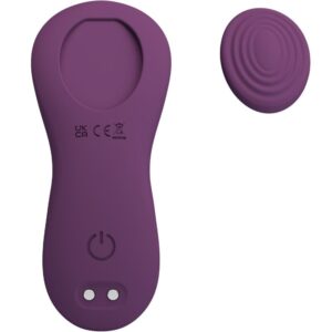PRETTY LOVE – MANE LAY ON MASSAGEADOR DE CLITÓRIS 10 VIBRAÇÕES CONTROLE REMOTO ROXO
